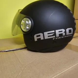 Casco Moto Aero FreeSoul Negro