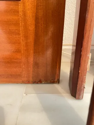 Puerta madera 72cm con marco y tapajuntas