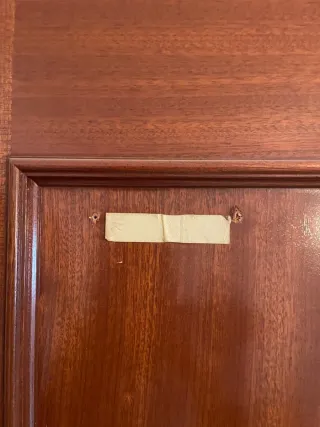 Puerta madera 72cm con marco y tapajuntas