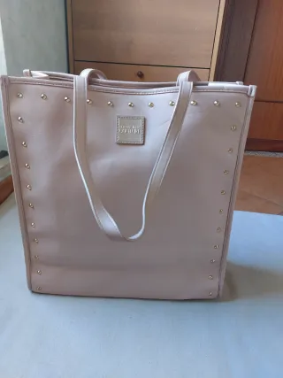 Borsa Versace Jeans Couture rosa cipria