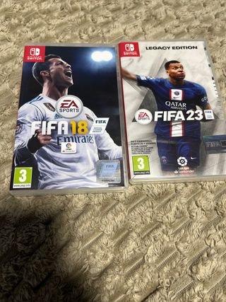 FIFA 18 y FIFA 23 Legacy Edition Nintendo Switch