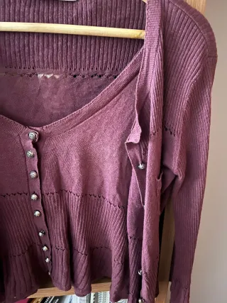 Chaqueta de punto y top Purificación Garcia