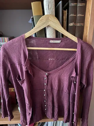 Chaqueta de punto y top Purificación Garcia