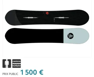 Tabla Snow Burton Family Tree 168cm "New"