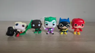 Lote 5 Funkos DC Kinder