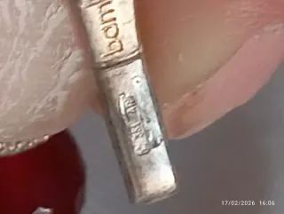 Collana vintage argento 925 e giada malaysia rubin