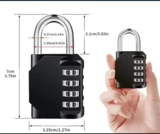 Candado de combinación de 4 dígitos NUEVOS