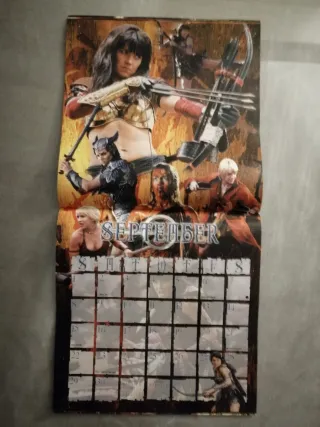 Calendarios Xena Warrior Princess 2001/2002/2004