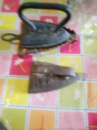 2 Planchas de Hierro Antiguas