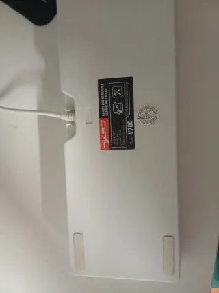 Teclado Mecánico 60% Mini Blanco HYSS