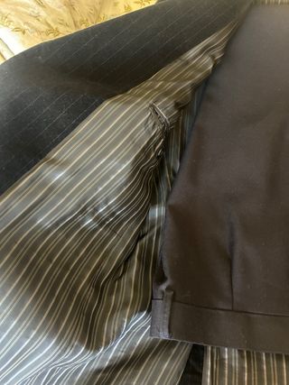 Traje Raya Diplomática Negro/Azul Marino