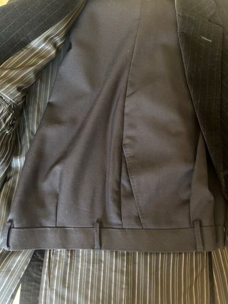 Traje Raya Diplomática Negro/Azul Marino