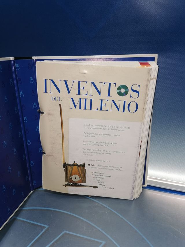 Libro, INVENTOS DEL MILENIO, fichas, EL PAÍS