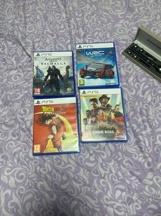 Lote 4 Juegos PS5 + Laser Potente