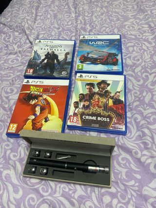 Lote 4 Juegos PS5 + Laser Potente