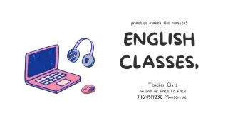 Clases personalizadas de inglés