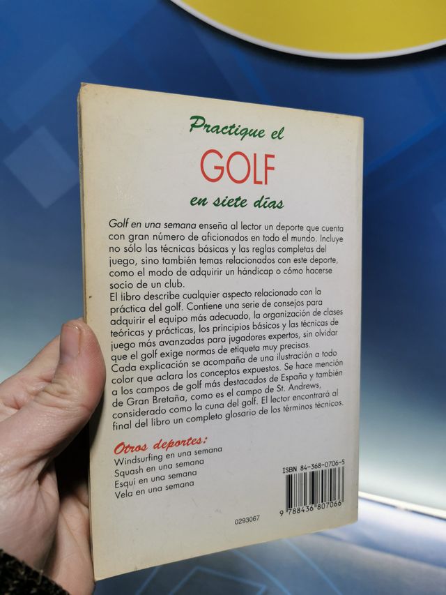 Libro, Golf en una semana  autores: P.Oosterhuis / R. Stafford