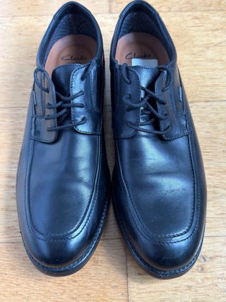 Zapatos Clarks Piel Negra Gore-Tex Talla 46