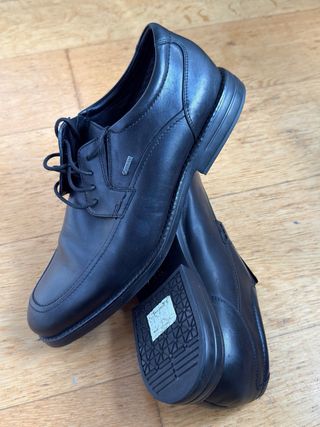 Zapatos Clarks Piel Negra Gore-Tex Talla 46