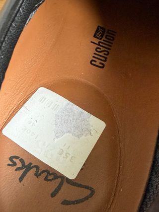 Zapatos Clarks Piel Negra Gore-Tex Talla 46