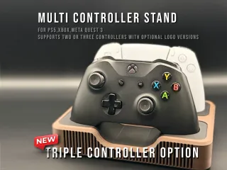 Soporte para mandos Xbox, PS5 y Meta Quest