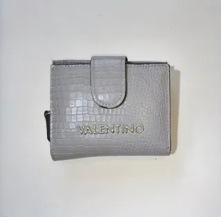 Portafoglio Valentino pitonato grigio