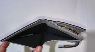 Portafoglio Valentino pitonato grigio