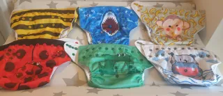 Pañales de tela lavables con diseños