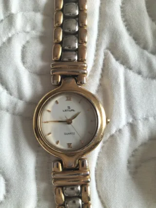 Reloj Señora Chapado Oro y Oro Blanco