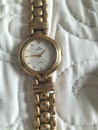 Reloj Señora Chapado Oro y Oro Blanco