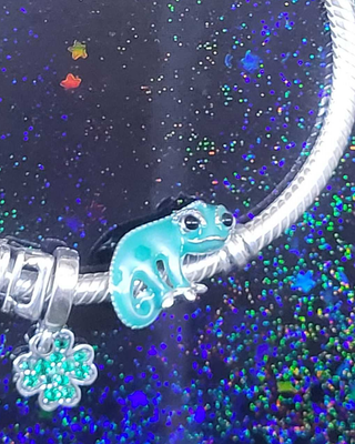 Charm para pulsera pandora Camaleón cambio color