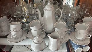 Juego de café porcelana