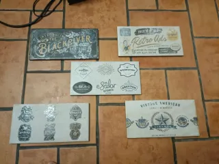 Lozas Raras Estilo Americano Vintage