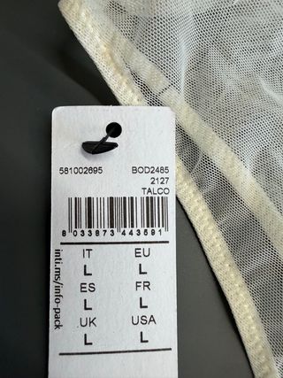 Body in pizzo L piu brasiliano taglia 3!