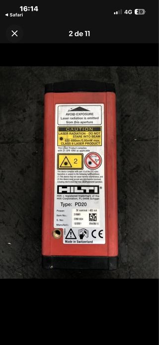 Medidor Láser Hilti PG 20
