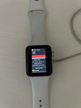 Apple Watch S3 42/44mm Blanco + Correa Morada