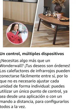 Calentador pared Klarstein infrarrojo 700W