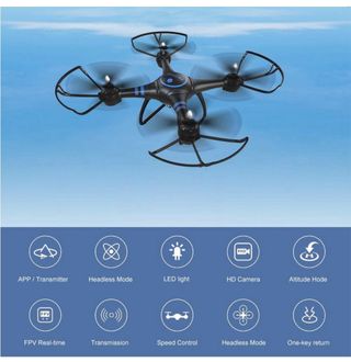 Dron AKASO A31 1080HD Wifi FPV LED