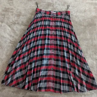 Falda Zara Plisada Escocesa