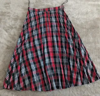 Falda Zara Plisada Escocesa