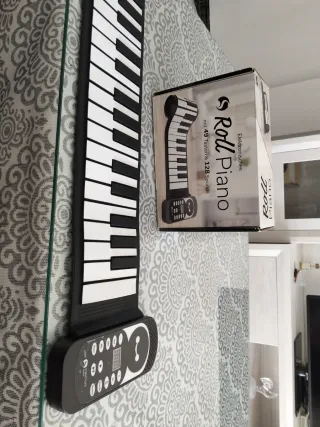 Piano enrollable electrónico 49 teclas