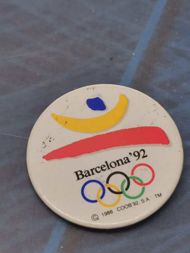 Chapa insignia Barcelona 92 - juegos olímpicos - olimpiadas , coleccionismo
