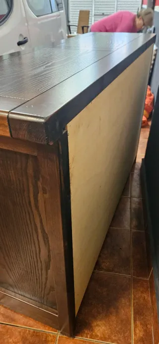 Mueble rústico de madera para comedor