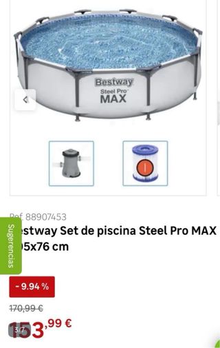 Piscina Bestway Steel Pro MAX 3.05m