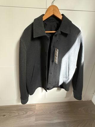 Chaqueta Zara Gris Talla S