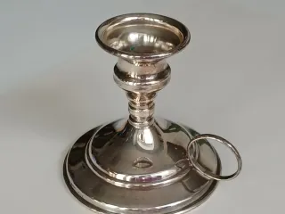Portacandele in Argento 800 con manico