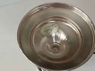 Portacandele in Argento 800 con manico