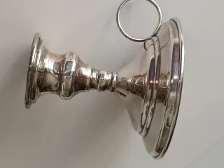 Portacandele in Argento 800 con manico