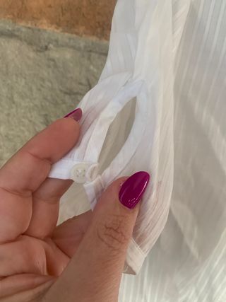 Camicetta Etam bianca con rouches