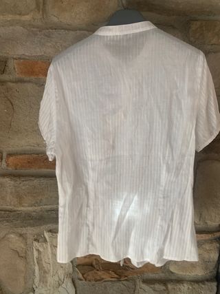 Camicetta Etam bianca con rouches